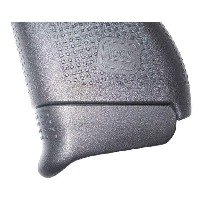 Pearce Grip PG43+1 Magazine Extensionmade of Polymer with Black Finish & 3/4" Gripping Surface for Glock 43 (Adds 1rd)