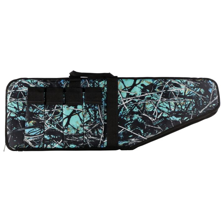 Bulldog SRN1038 Extreme Tactical38" Muddy Girl Serenity Camo Water-Resistant Nylon, Black Trim, Tricot Lining, 4 External Velcro Mag Pouches, Soft Padding