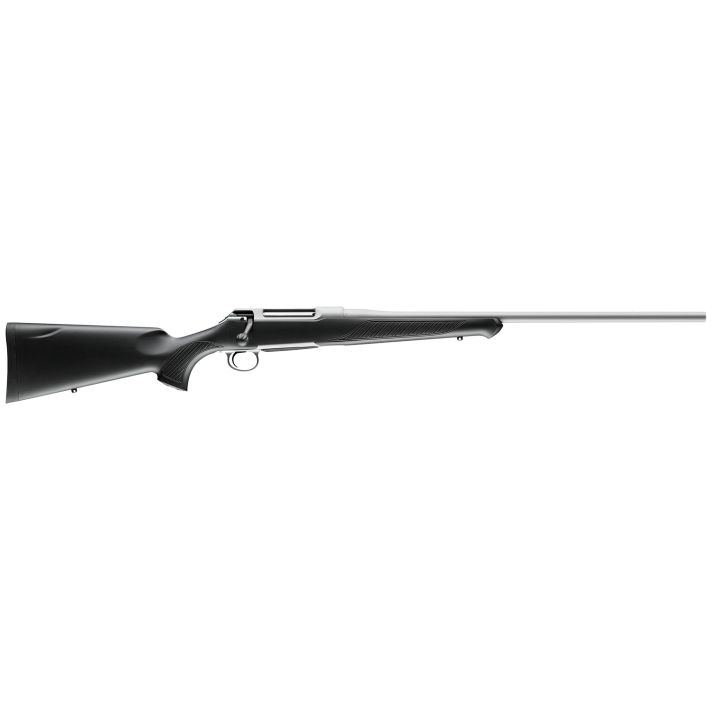 Sauer S1SX65P 100 Silver XT Full Size 6.5 PRC 4+1 22" Stainless Steel Cerakote Barrel, Stainless Cerakote Drilled & Tapped Steel Receiver, Black Max Synthetic Stock