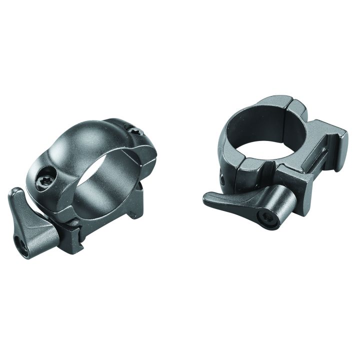 Weaver Mounts 49325 Lever LokMatte Black 1" Medium