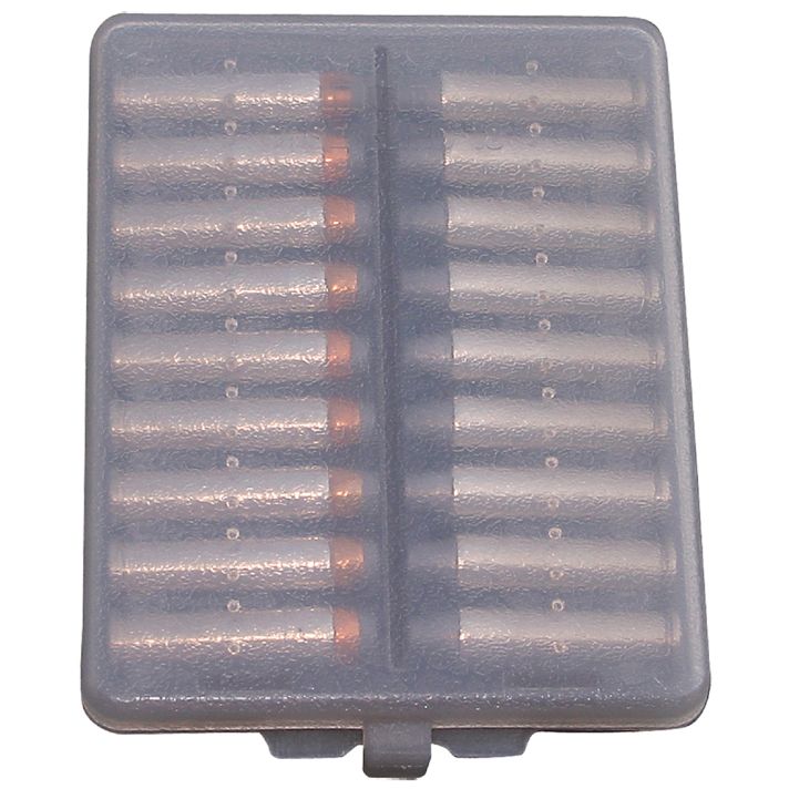 MTM Case-Gard W183841 Ammo-WalletHandgun Multi-Caliber 18rd Clear Smoke Polymer