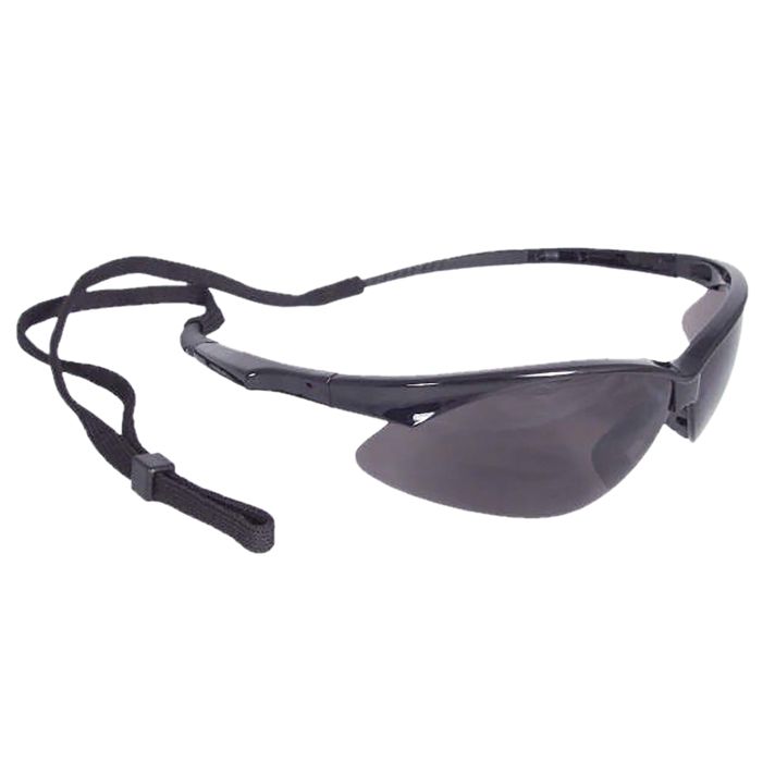 Radians OB120CS Outback Shooting Glasses Adult Smoke Gray Lens Anti-Fog Black Frame