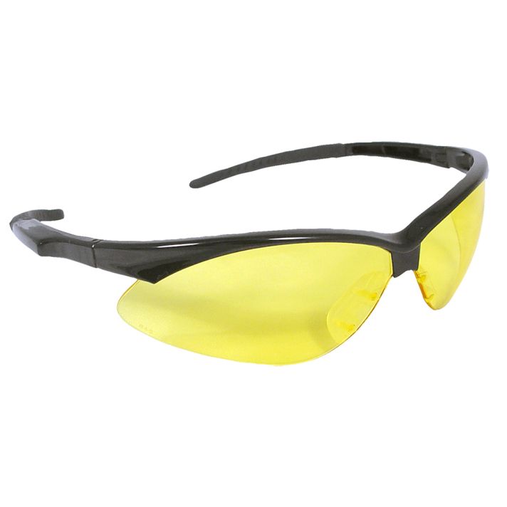 Radians OB140CS Outback Shooting Glasses Adult Amber Lens Anti-Fog Black Frame