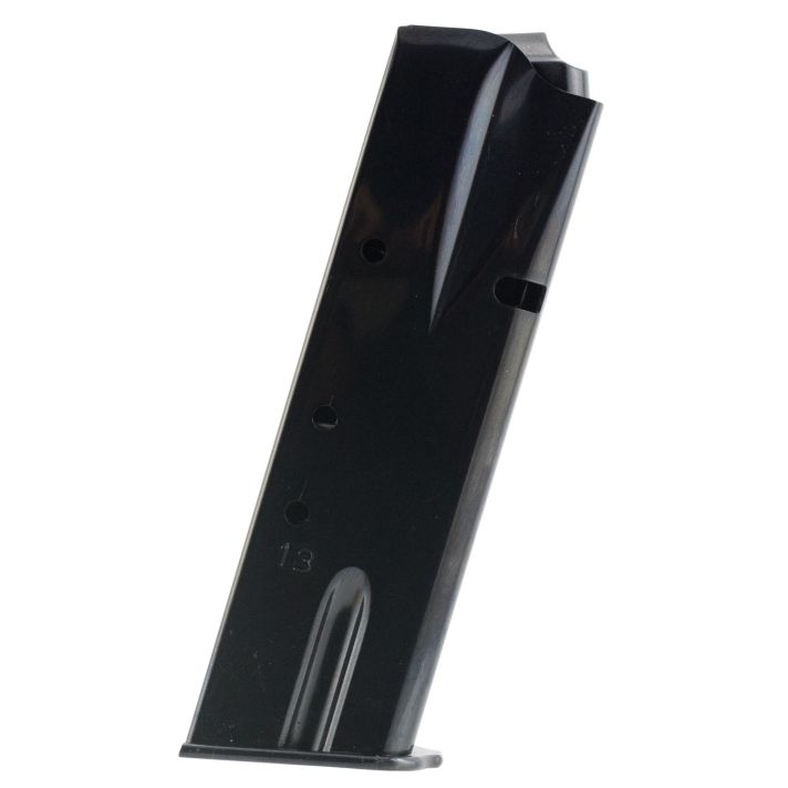 Mec-Gar MGBRHP13B StandardBlued Detachable 13rd 9mm Luger for Browning Hi-Power/Springfield SA-35
