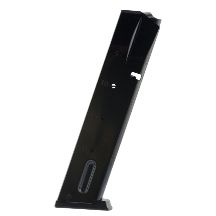Mec-Gar MGSW5920B StandardBlued Detachable 20rd 9mm Luger for S&W 659/5900/910/915