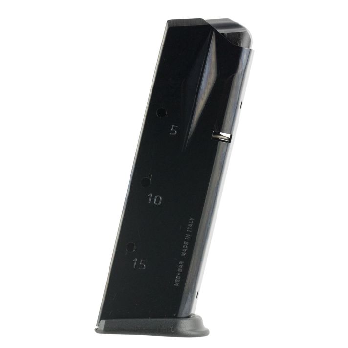Mec-Gar MGP22815B StandardBlued Detachable 15rd 9mm Luger for Sig P229/P228