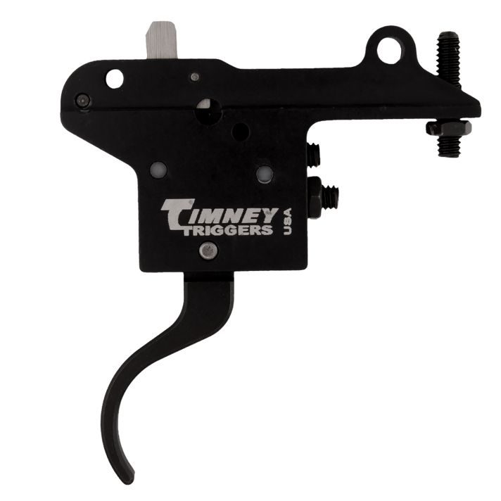 Timney Triggers 401 FeatherweightCurved Trigger with 3 lbs Draw Weight & Black Finish for Winchester 70 Right