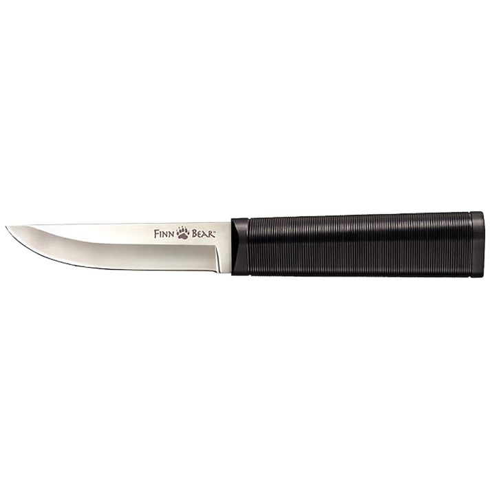 Cold Steel 20PC Finn Bear 4" Fixed Plain 4116 Stainless Steel Blade/Black Polypropylene Handle