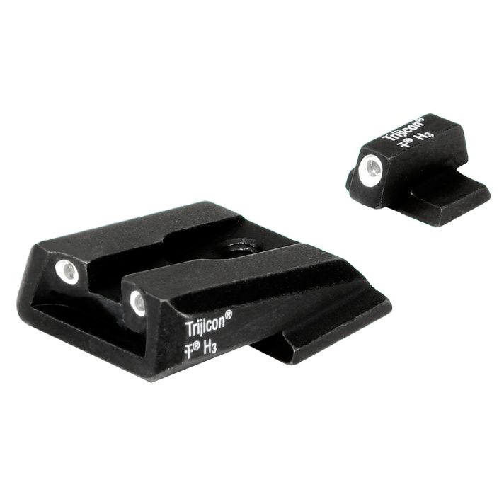 Trijicon 600442 Bright & Tough Night SightsGreen/Tritium White Outline Front Sight-Green/Tritium White Outline Rear Sight Smith & Wesson M&P/M&P M2.0