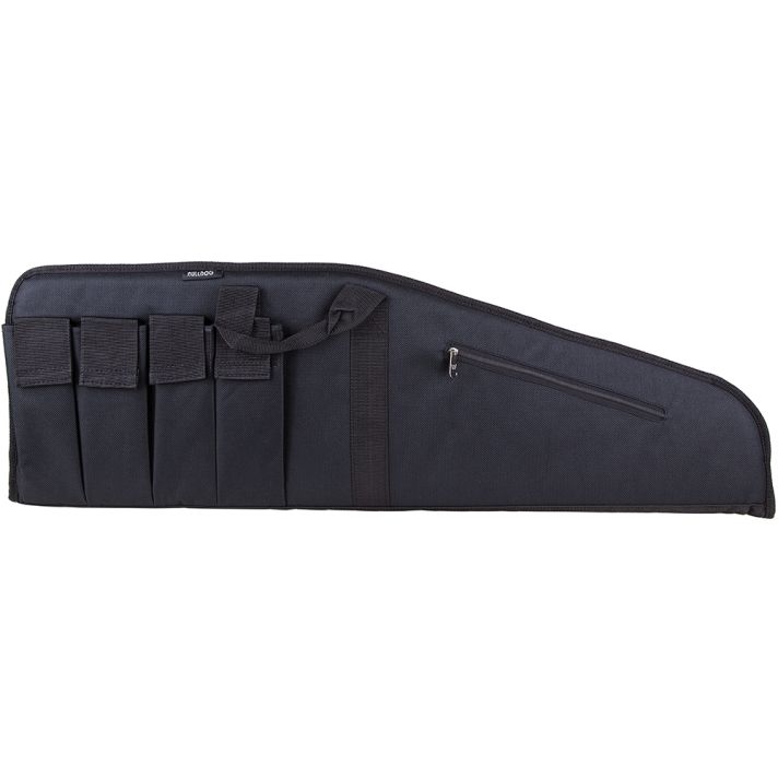 Bulldog BD421 Extreme Tactical40" Black Water-Resistant Nylon, Tricot Lining, 4 External Velcro Magazine Pouches, Soft Padding
