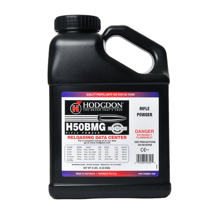 Hodgdon 50BMG8 Extreme H50BMG 50 Browning Machine Gun (BMG) 8 lbs 1 Canister