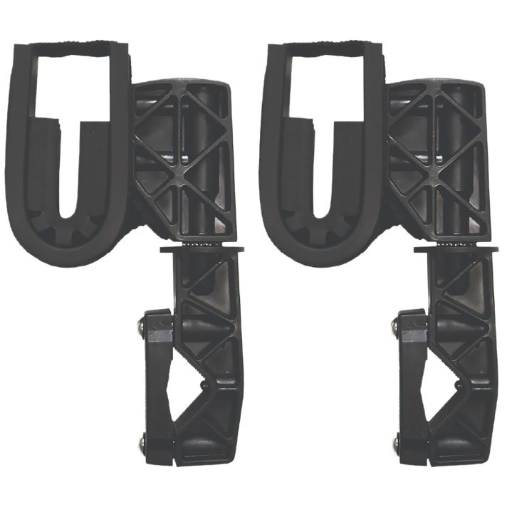 Rugged Gear 10100 Single Hook Gun MountRifle/Shotgun Black Nylon 2 Pack