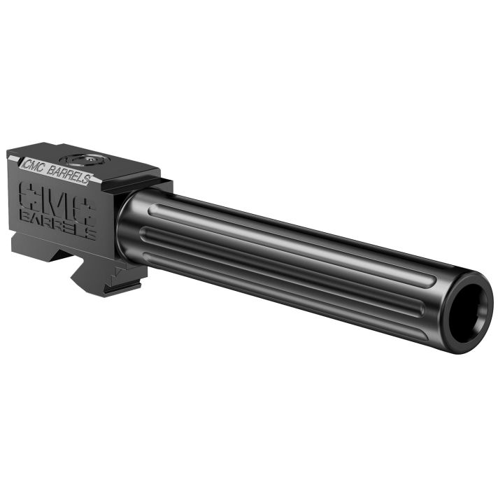 CMC Triggers 75512 Match Precision9mm Luger 4.48" fits Glock 17 Gen 3-4 Black DLC Fluted