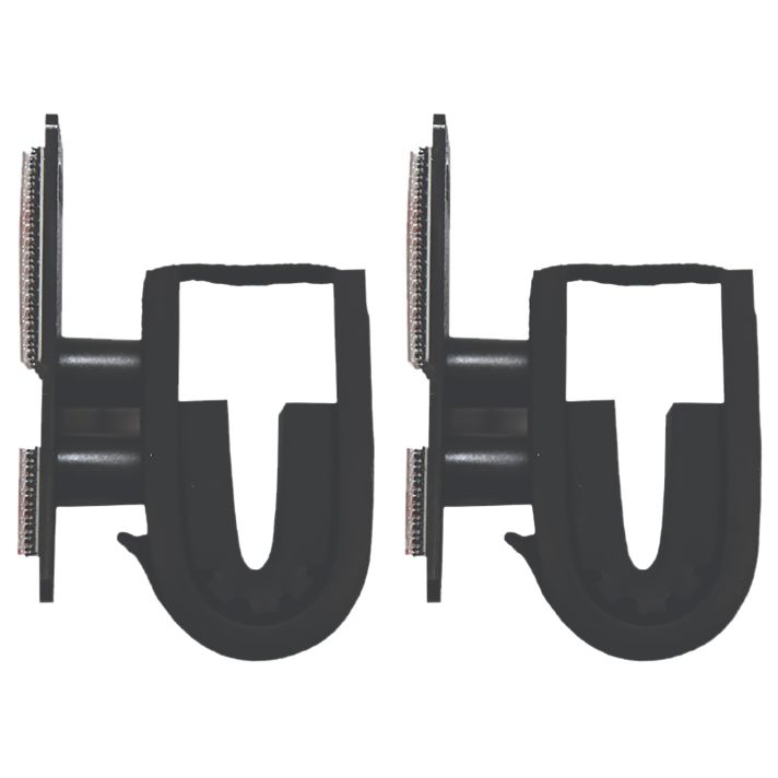 Rugged Gear 10030 Dual Lock Gun Holder Rifle/Shotgun Black Metal
