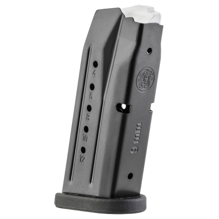 Smith & Wesson 194540000 M&P Compact 12rd 9mmLuger Blued Steel