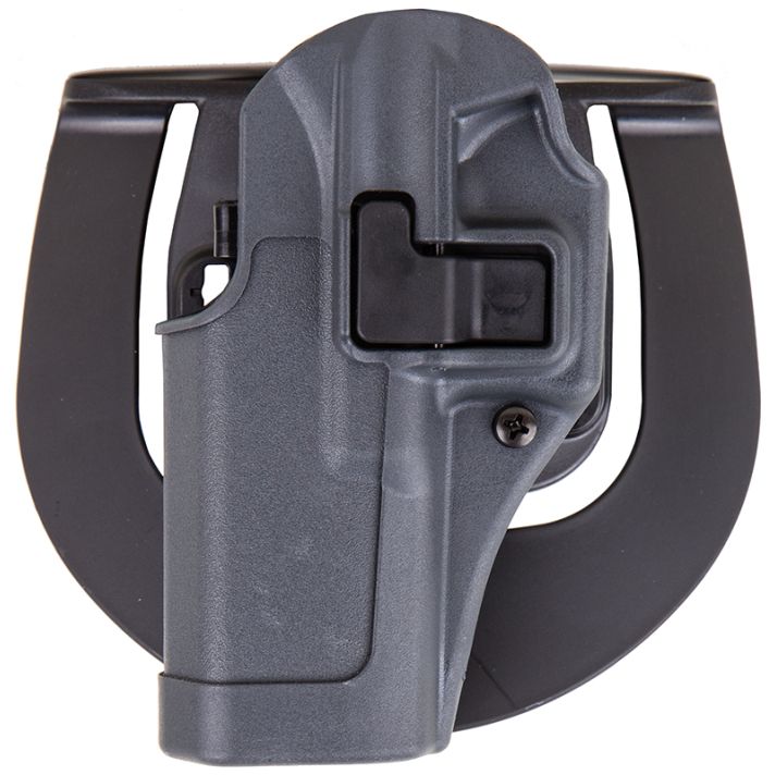 Blackhawk 413500BKL Serpa CQC Sportster OWB Size 00 Gun Metal Gray Polymer Paddle Compatible w/Glock 17/22/31/47 Left Hand