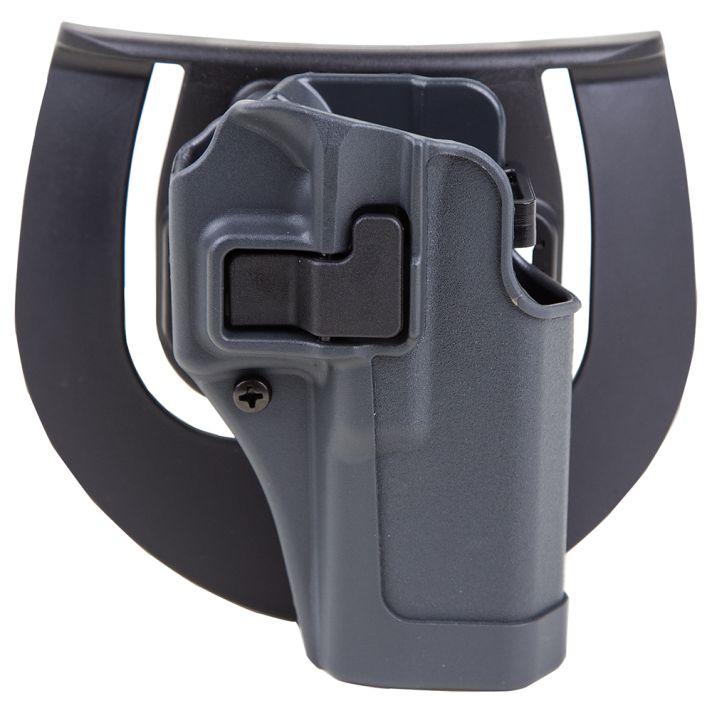 Blackhawk 413500BKR Serpa CQC Sportster OWB Size 00 Gun Metal Gray Polymer Paddle Compatible w/Glock 17/22/31/47 Right Hand