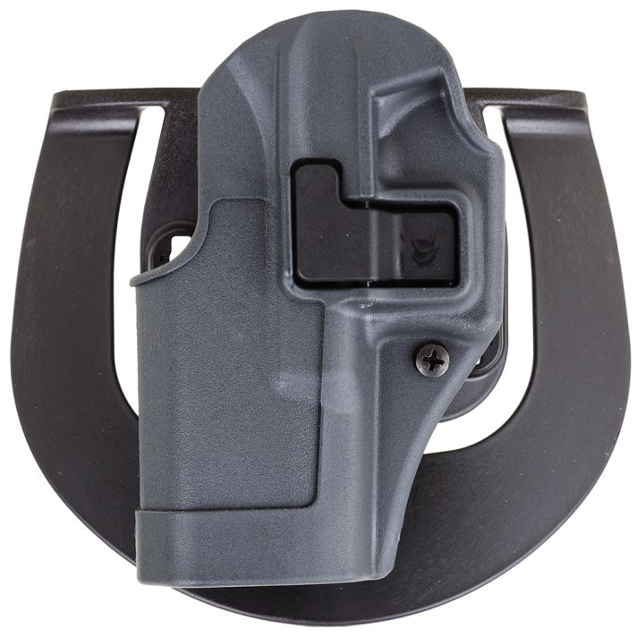 Blackhawk 413502BKL Serpa CQC Sportster OWB Size 02 Gun Metal Gray Polymer Paddle Compatible w/Glock 19/23/32/36/45 Left Hand