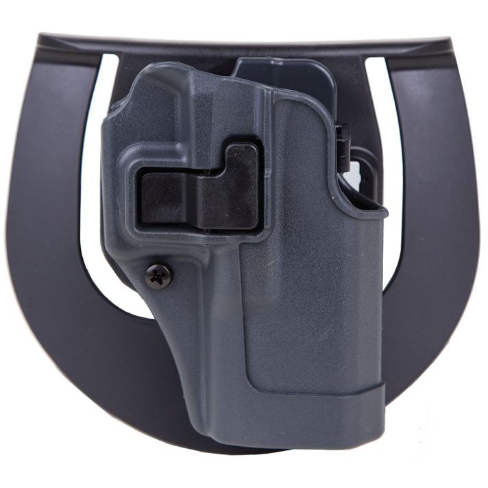 Blackhawk 413502BKR Serpa CQC Sportster OWB Gun Metal Gray Polymer Paddle Compatible w/Glock 19/23/32/36/45Right Hand