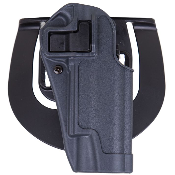 Blackhawk 413503BKR Serpa CQC Sportster OWB Size 03 Gun Metal Gray Polymer Paddle Fits 1911 Government & Clones Right Hand