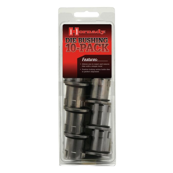 Hornady 044096 Lock-N-Load Die Bushing Metal Works With Hornady Lock N Load AP Press 10 Pack