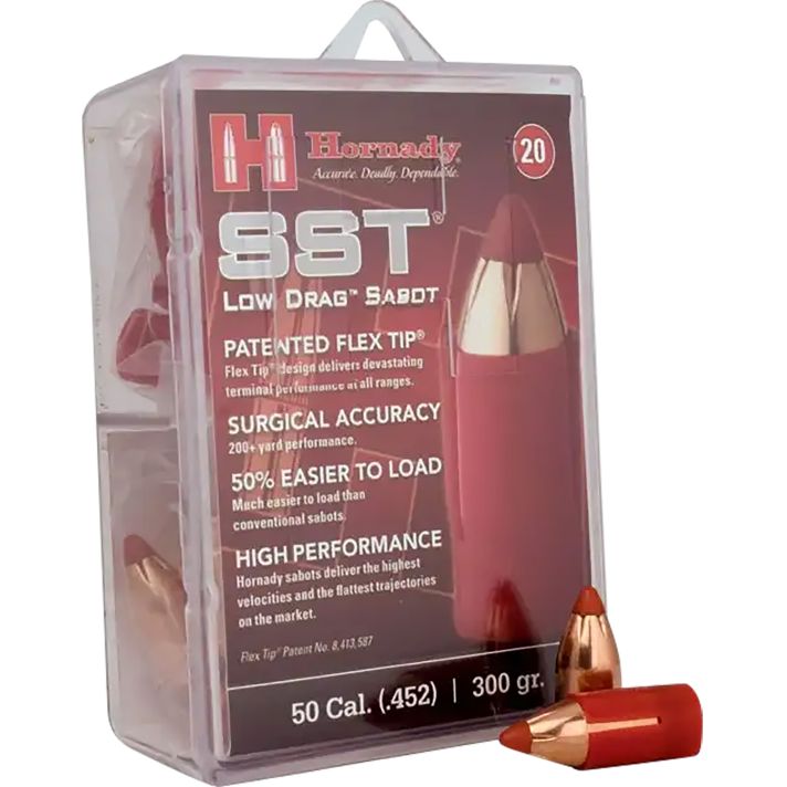 Hornady 67263 SST-ML50Cal Sabot Super Shock Tip 300gr 20 Per Box/10 Case