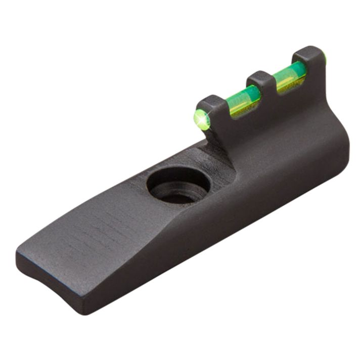 TruGlo TG965G Front SightGreen Fiber Optic Front/Black Frame Fits Browning Buck Mark Fits Ruger MK II/MK III/MK IV, 22/45, Front Post Screw Mount