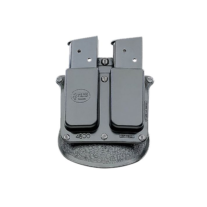 Fobus 4500NDP Double Mag PouchBlack Polymer Paddle Compatible w/ Single Stack Compatible w/ 1911