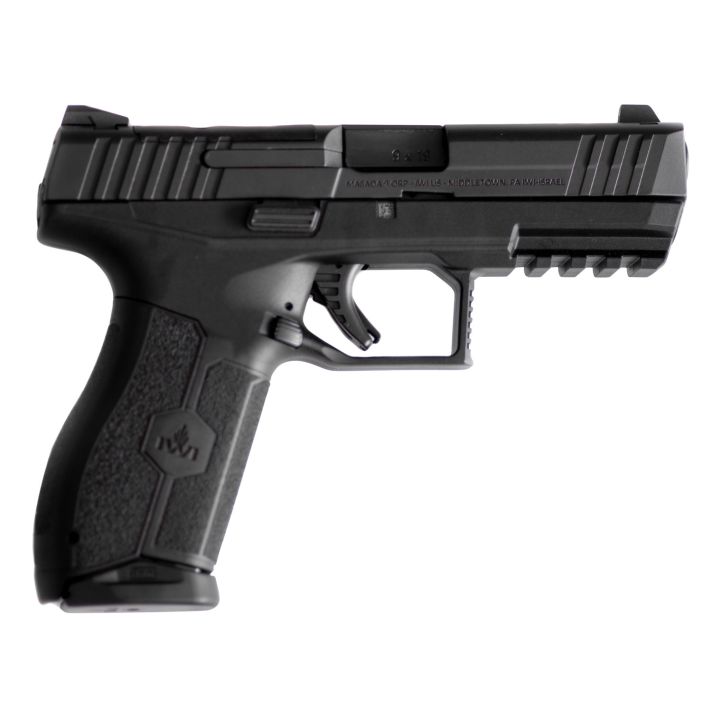 IWI US M9ORP17 MASADA9mm Luger 17+1 4.10" Black Button Rifled Steel Barrel/Black Optic Ready/Serrated Slide/Black Polymer Frame w/Picatinny Rail/Black Polymer Grips Ambidextrous