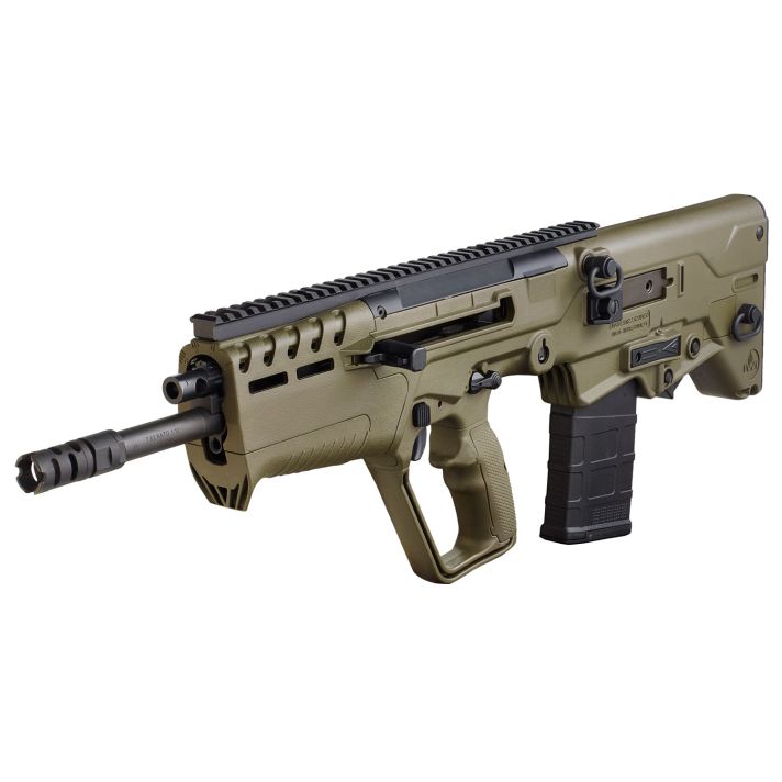 IWI US T7G16 Tavor 7 7.62x51mm NATO Caliber with 16.50" Barrel, 20+1 Capacity, OD Green Metal Finish, OD Green Fixed Bullpup Stock & Polymer Grip Right Hand