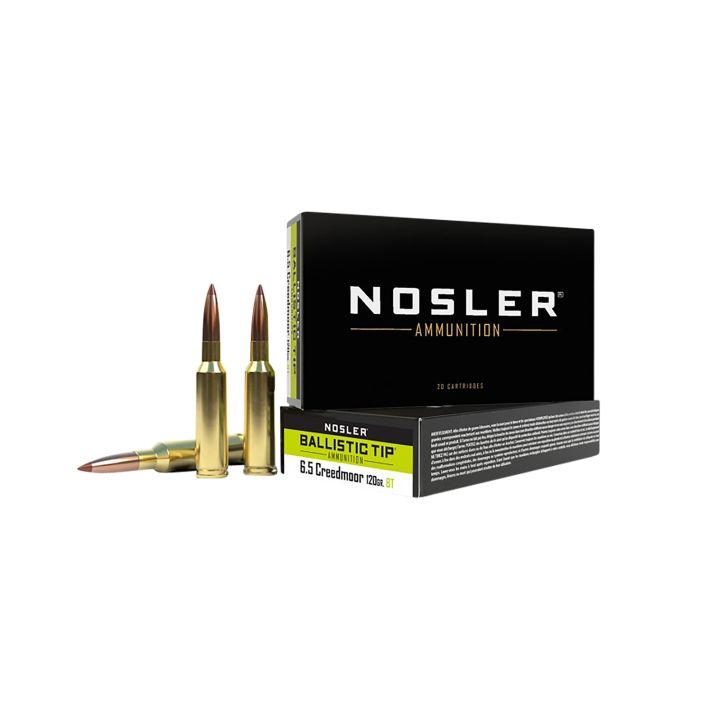 Nosler 42050 Ballistic Tip6.5Creedmoor 120gr Spitzer Ballistic Tip 20 Per Box/10 Case