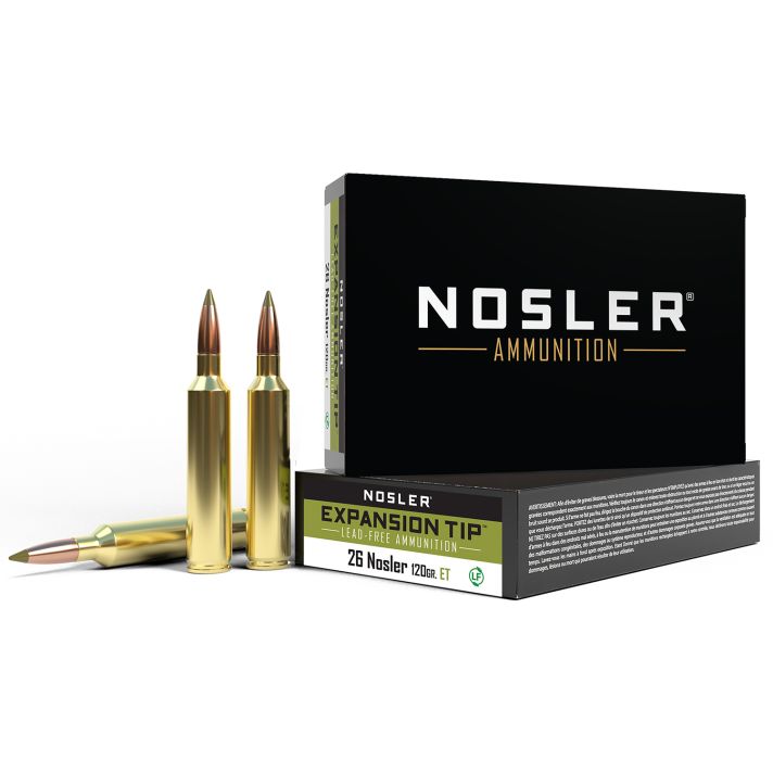 Nosler 40302 E-Tip26Nosler 120gr E Tip Lead Free 20 Per Box/10 Case