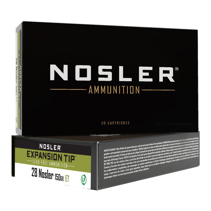 Nosler 40039 E-Tip28Nosler 150gr E Tip Lead Free 20 Per Box/10 Case