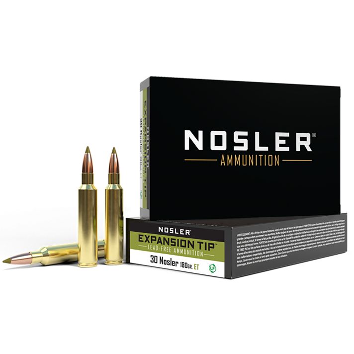 Nosler 40330 E-Tip30Nosler 180gr E-Tip Lead-Free 20 Per Box/10 Case