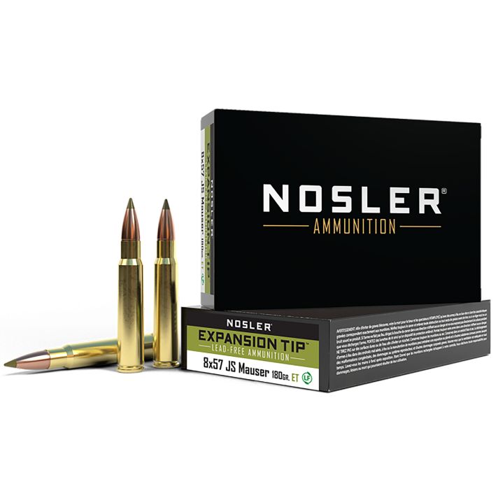 Nosler 40643 E-Tip8mmMauser 180gr E Tip Lead Free 20 Per Box/10 Case