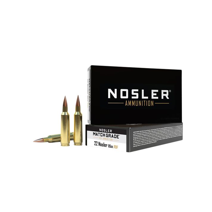 Nosler 60162 Match Grade RDF 22Nosler 85gr RDF Hollow Point Boat Tail 20 Per Box/10 Case