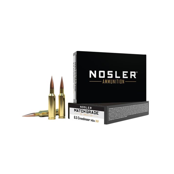 Nosler 60115 Match Grade RDF 6.5Creedmoor 140gr RDF Hollow Point Boat Tail 20 Per Box/10 Case
