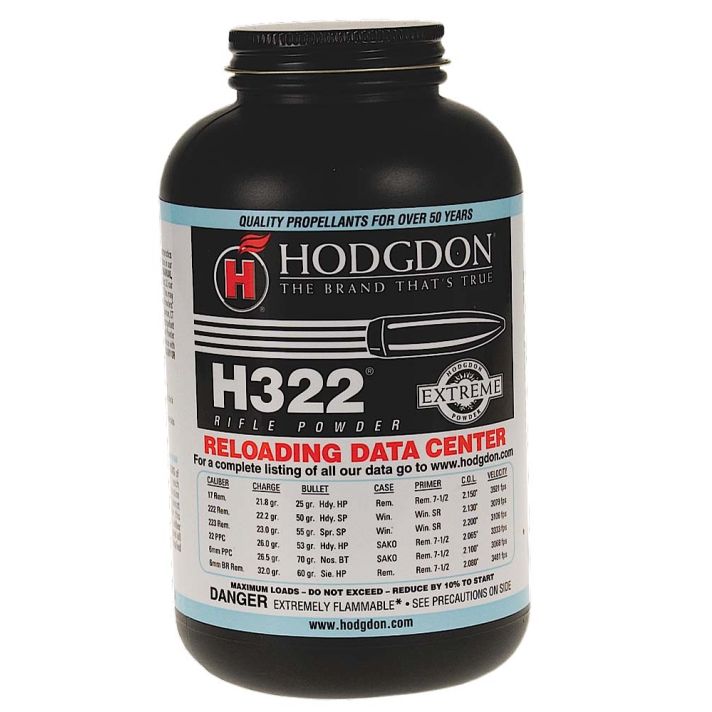 Hodgdon 3221 Extreme H322 Rifle Powder Multi-Caliber 1 lb