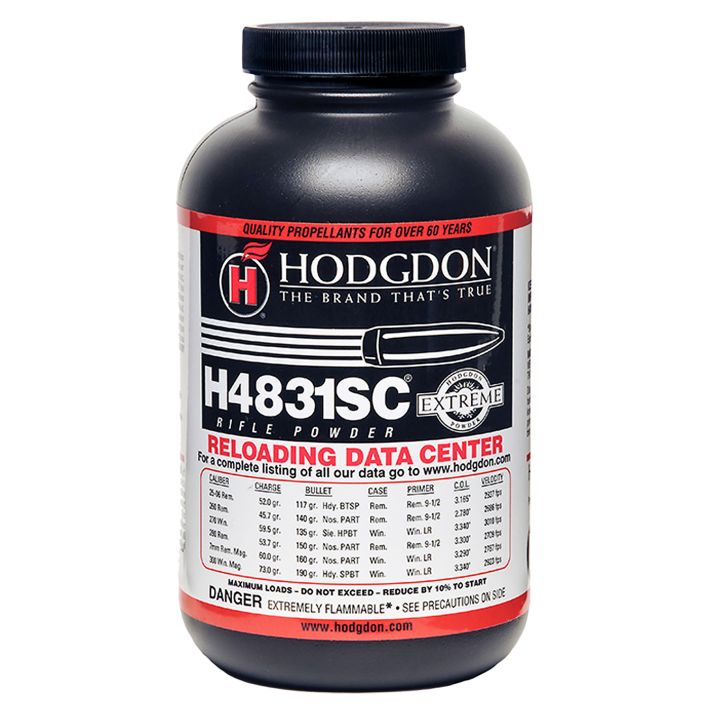 Hodgdon 48311S Extreme H4831SC Rifle Powder Multi-Caliber 1 lb