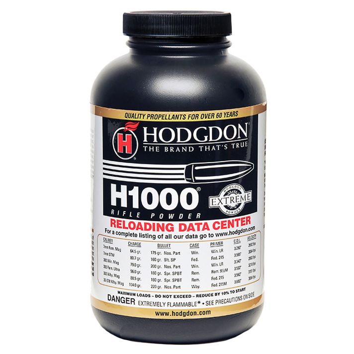 Hodgdon 10001 Extreme H1000 Rifle Powder Multi-Caliber 1 lb