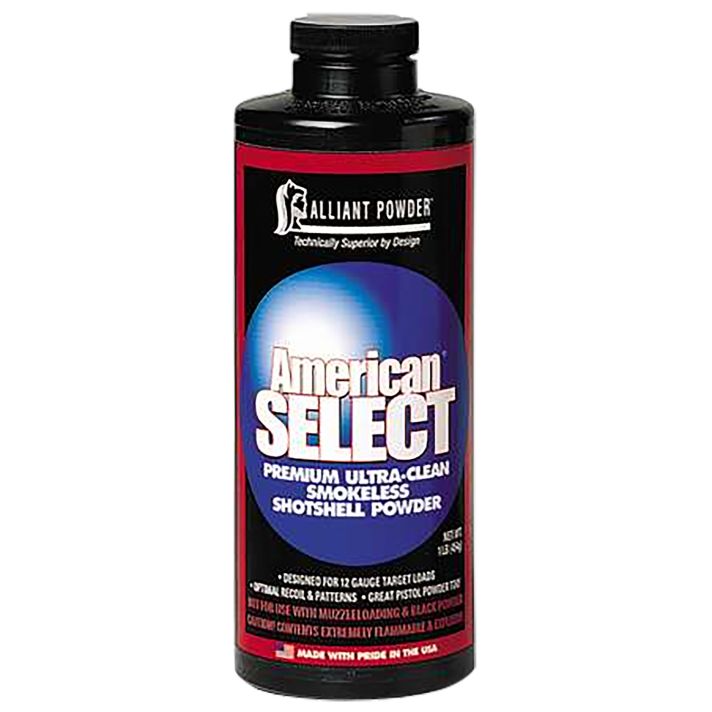 Alliant Powder AMERICAN Shotshell Powder American Select Shotgun Multi-Gauge 1 lb