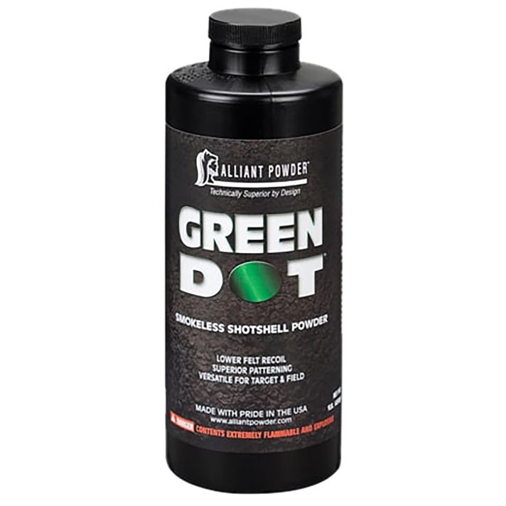 Alliant Powder GREENDOT Shotshell Powder Green Dot Shotgun Multi-Gauge Gauge 1 lb