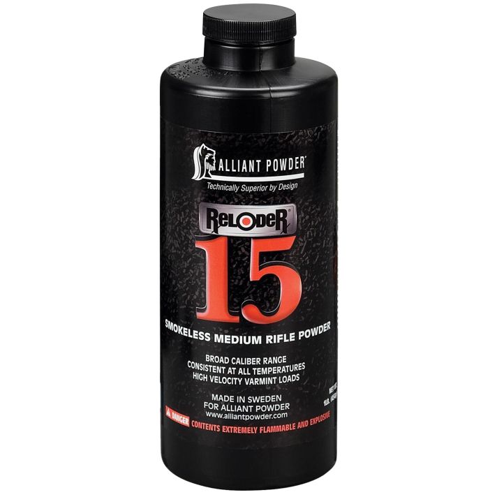 Alliant Powder RELODER15 Rifle Powder Reloder 15 Rifle Multi-Caliber Medium Rifle 1 lb