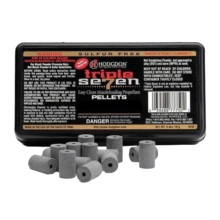 Hodgdon T75050 Triple Seven Pellets 50 Cal 50 Grain 100 Per Box