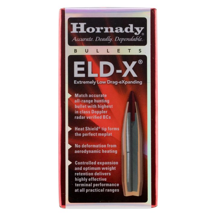 Hornady 25418 ELD-X25 Cal .257 110 gr Extremely Low Drag eXpanding 100 Per Box/ 25 Case