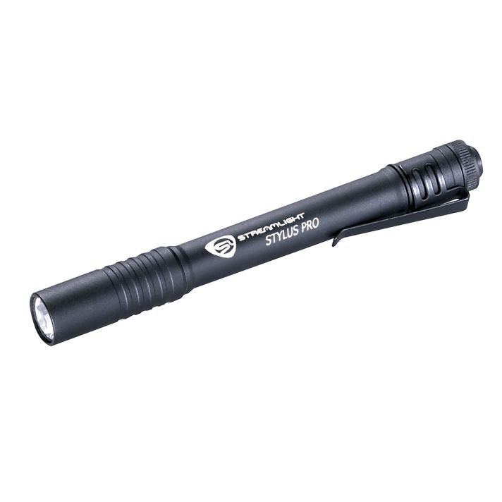Streamlight 66118 Stylus Pro PenLightBlack Anodized 100 Lumens WhiteC4 LED