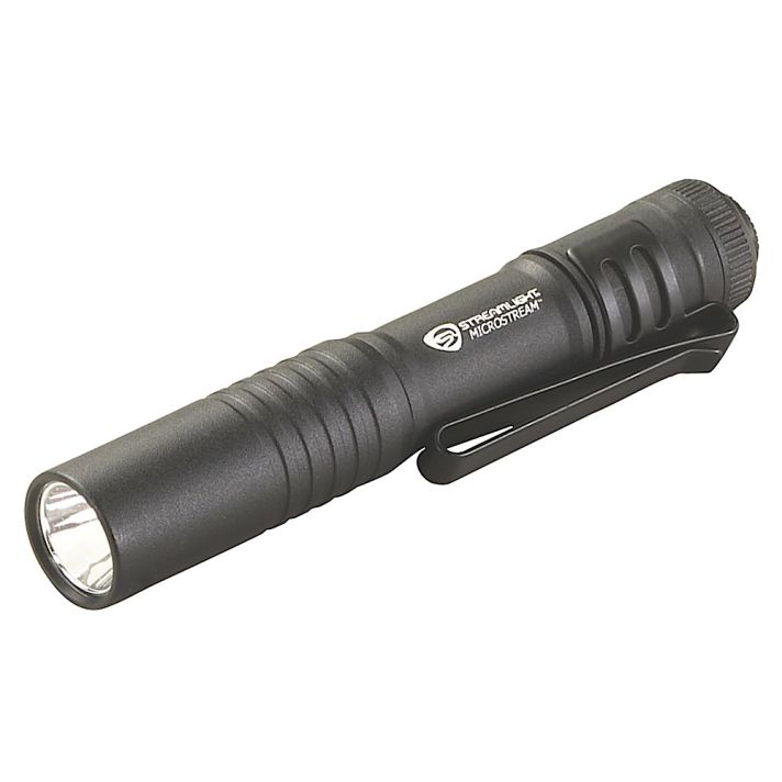 Streamlight 66318 MicroStream Pocket LightBlack Anodized 45 Lumens White C4 LED