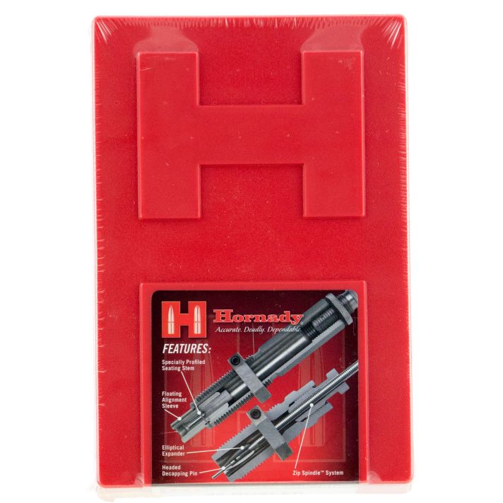 Hornady 546381 Custom Grade Series IV 2 Die Set for 33 Nosler Includes Sizing Seater