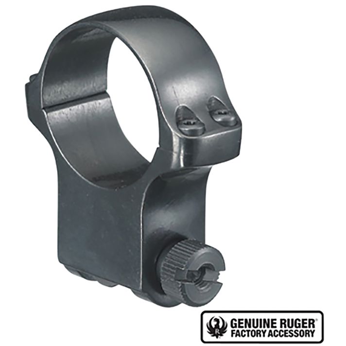 Ruger 90275 6B30 Scope RingMatte Black 30mm Extra High