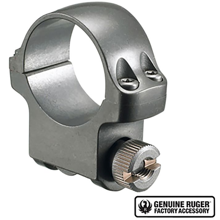 Ruger 90294 4KTG Scope RingSilver 1" Medium